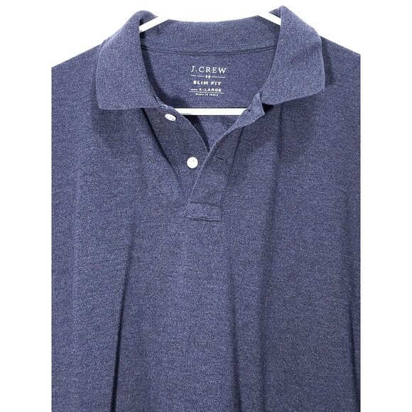 J.Crew Slim Fit Mens Navy Golf Polo Shirt Size XL - Picture 2 of 4